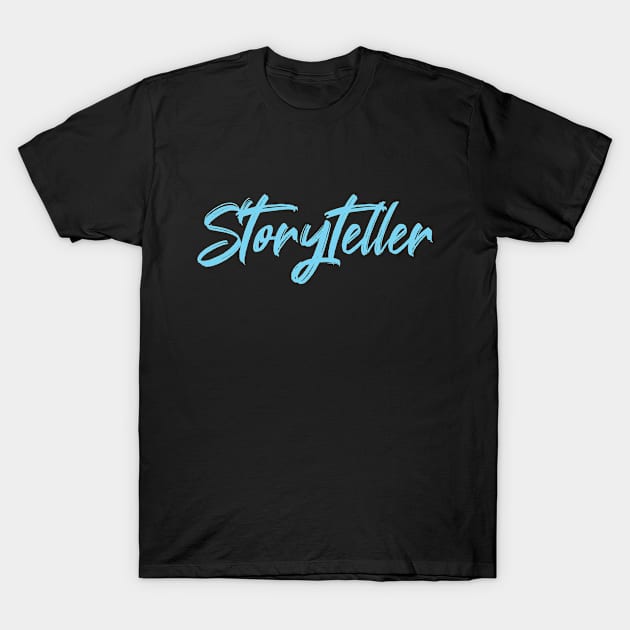 Storyteller (blue) T-Shirt by EpicEndeavours